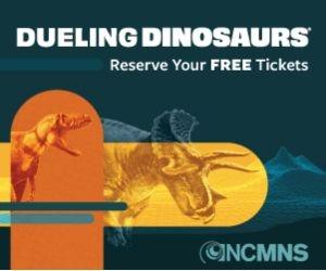 Dueling Dinosaurs at NCMNS.