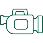 Handheld Cam, facilities rental and production services icon