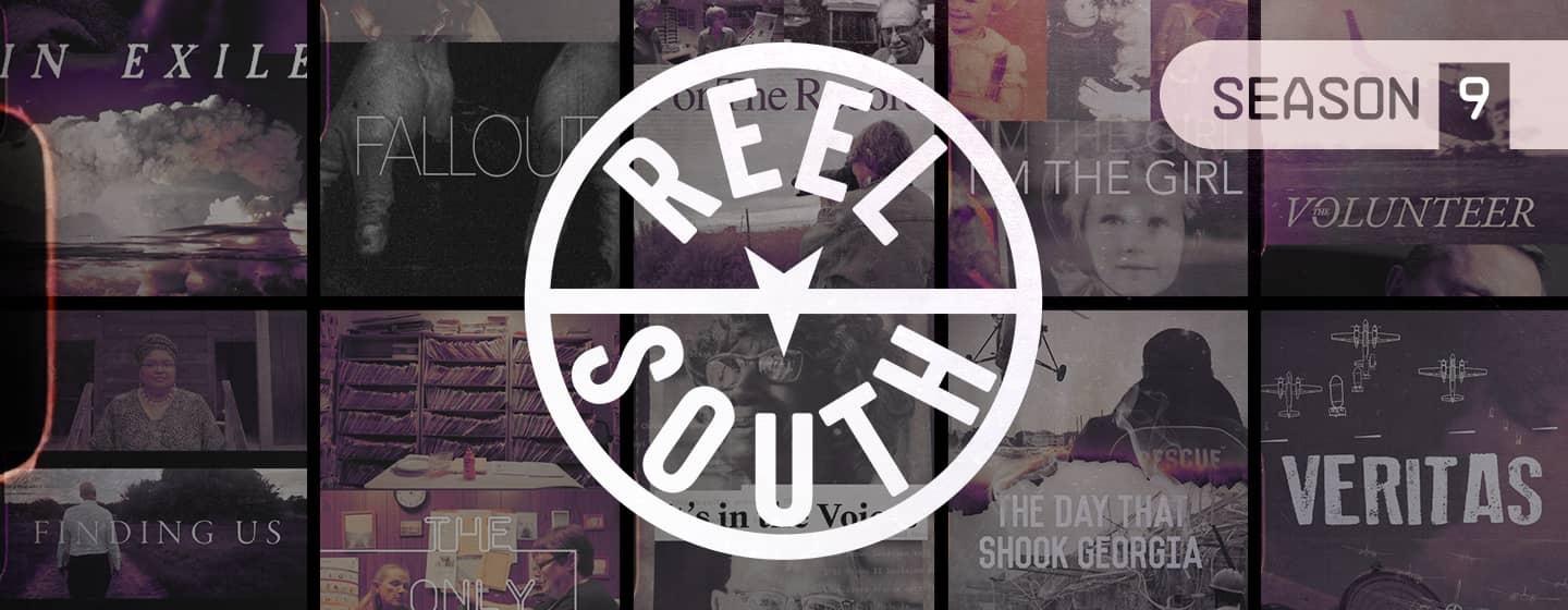 The Reel South logo superimposed on top of the season 9 film posters.