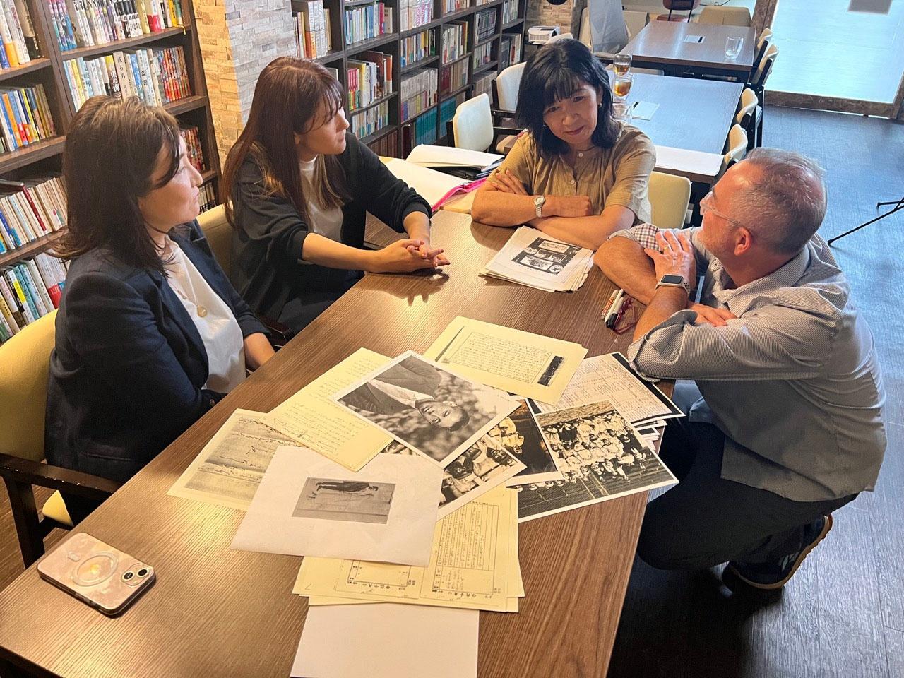 Paul Bonesteel with Tokyo research team in Tokyo, Japan.