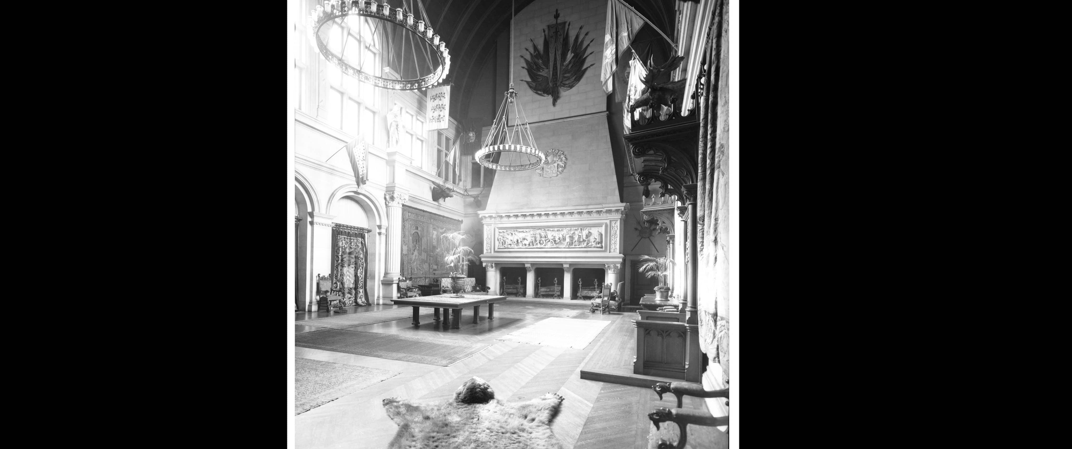 George Masa photo, Banquet Hall, Biltmore Estate