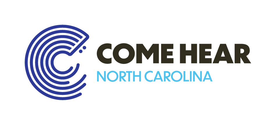 Come Hear North Carolina logo.