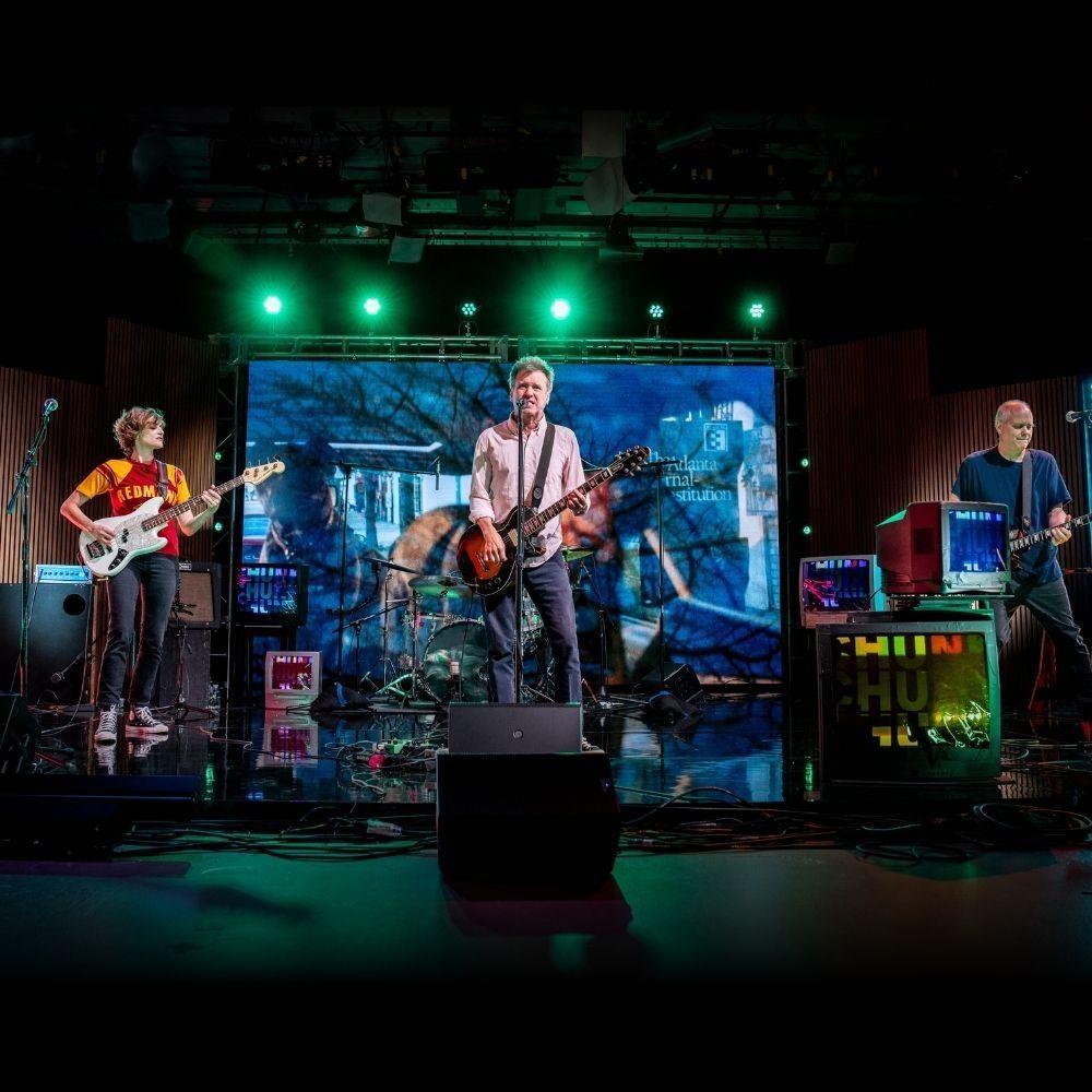 Superchunk performing on the Shaped by Sound set.