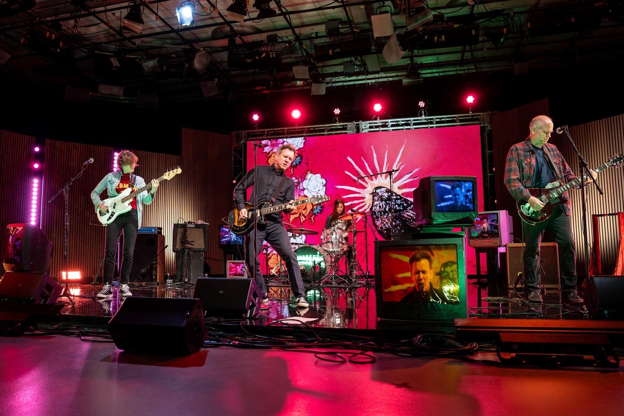 Superchunk performing on the Shaped by Sound set.