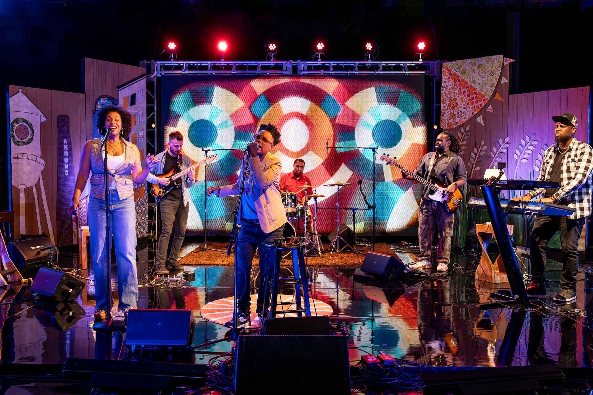 Shirlette Ammons performing on the Shaped by Sound set.