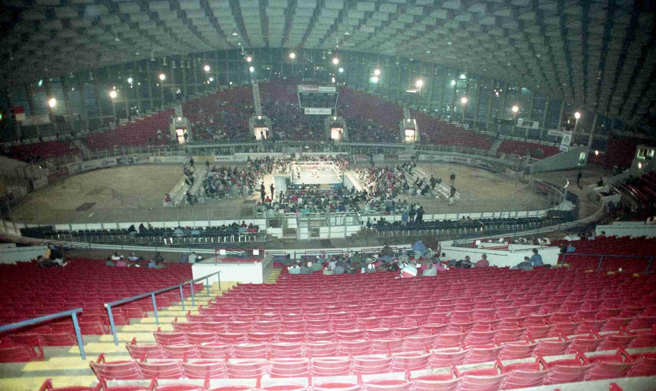 Dwindling crowds signal the end is near for wrestling in Dorton Arena. December 29, 1993. 