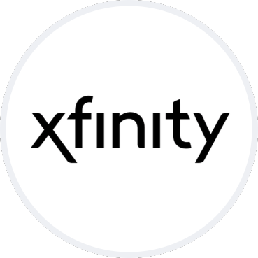 Comcast Xfinity logo, black.