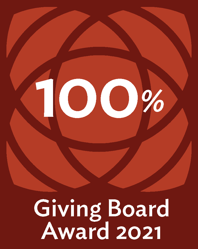 100% Giving Board Award