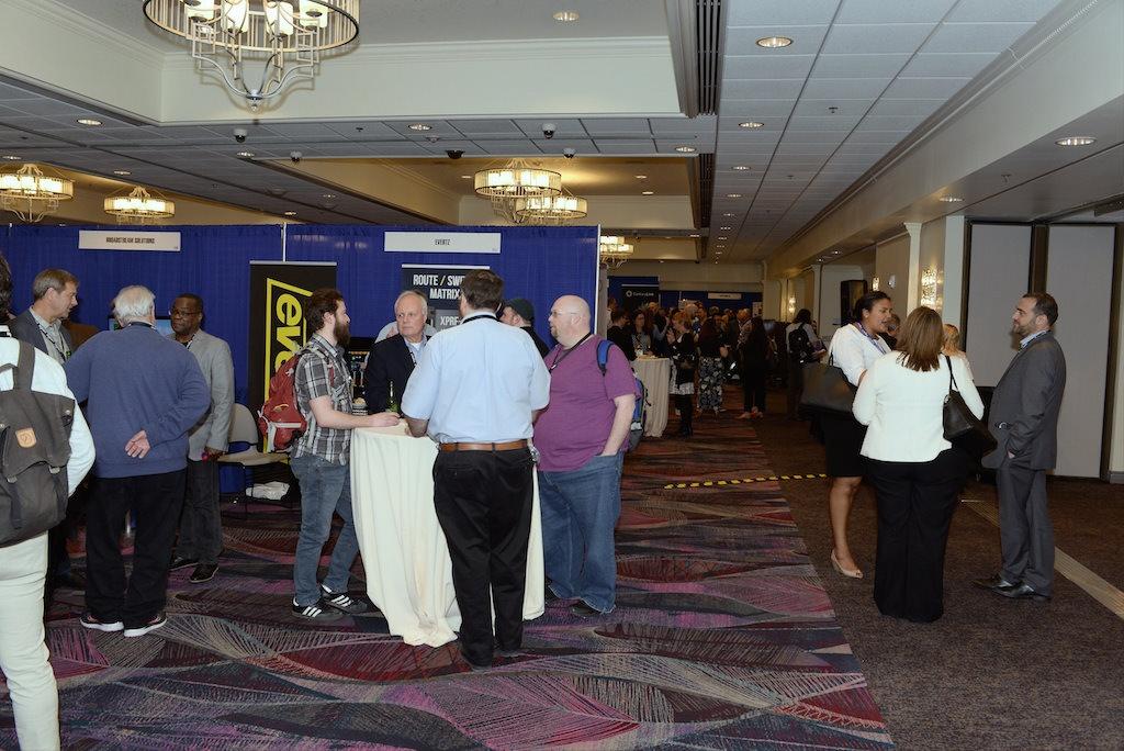 exhibit hall reception