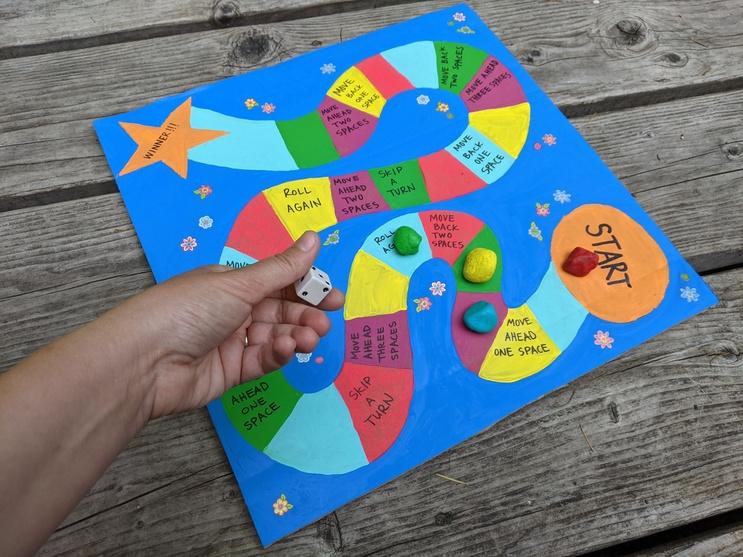 DIY Board Game Craft for Kids