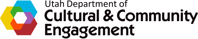 Logo for Utah Department of Cultural & Community Engagement