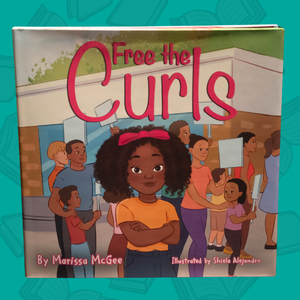 Book cover for "Free the Curls"