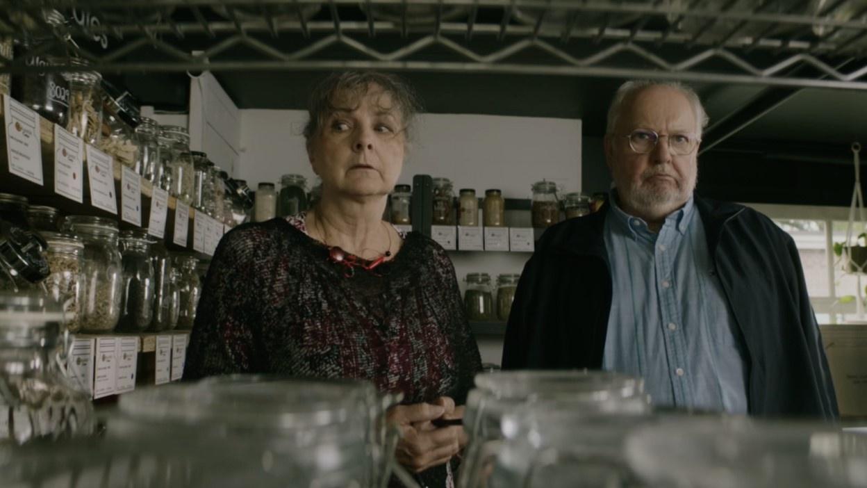 photo of an older couple in a store