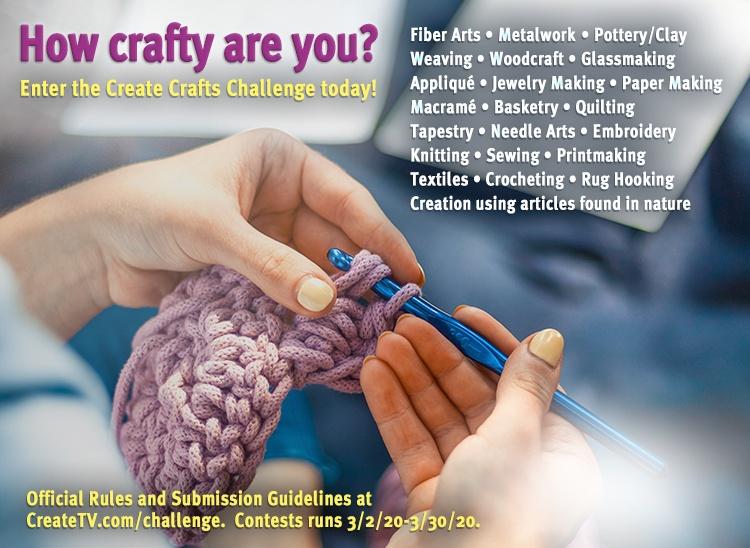Call for entries, Create Crafts Challenge 2020
