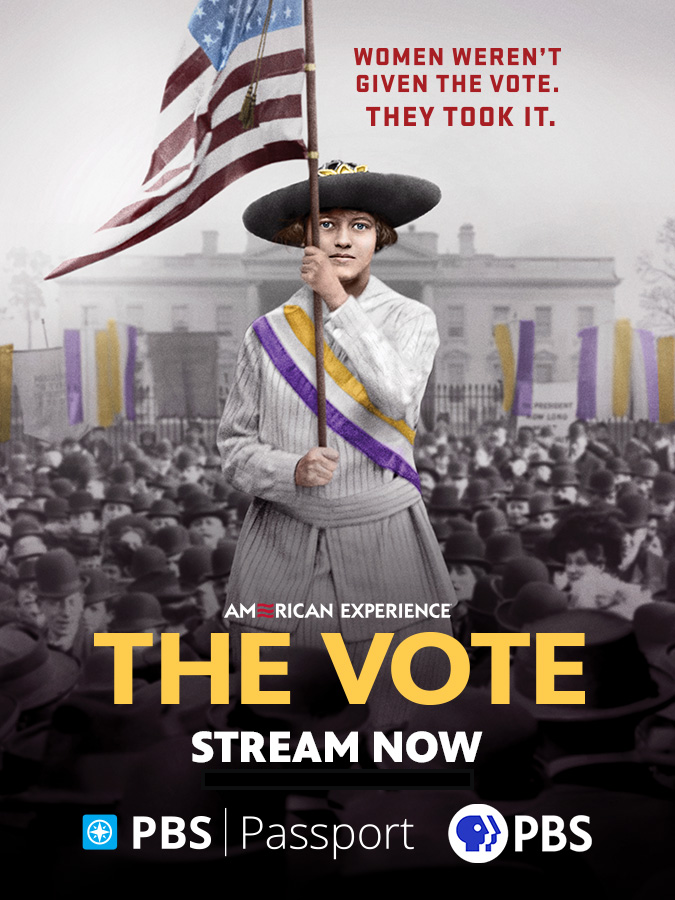 Program art for "The Vote" documentary