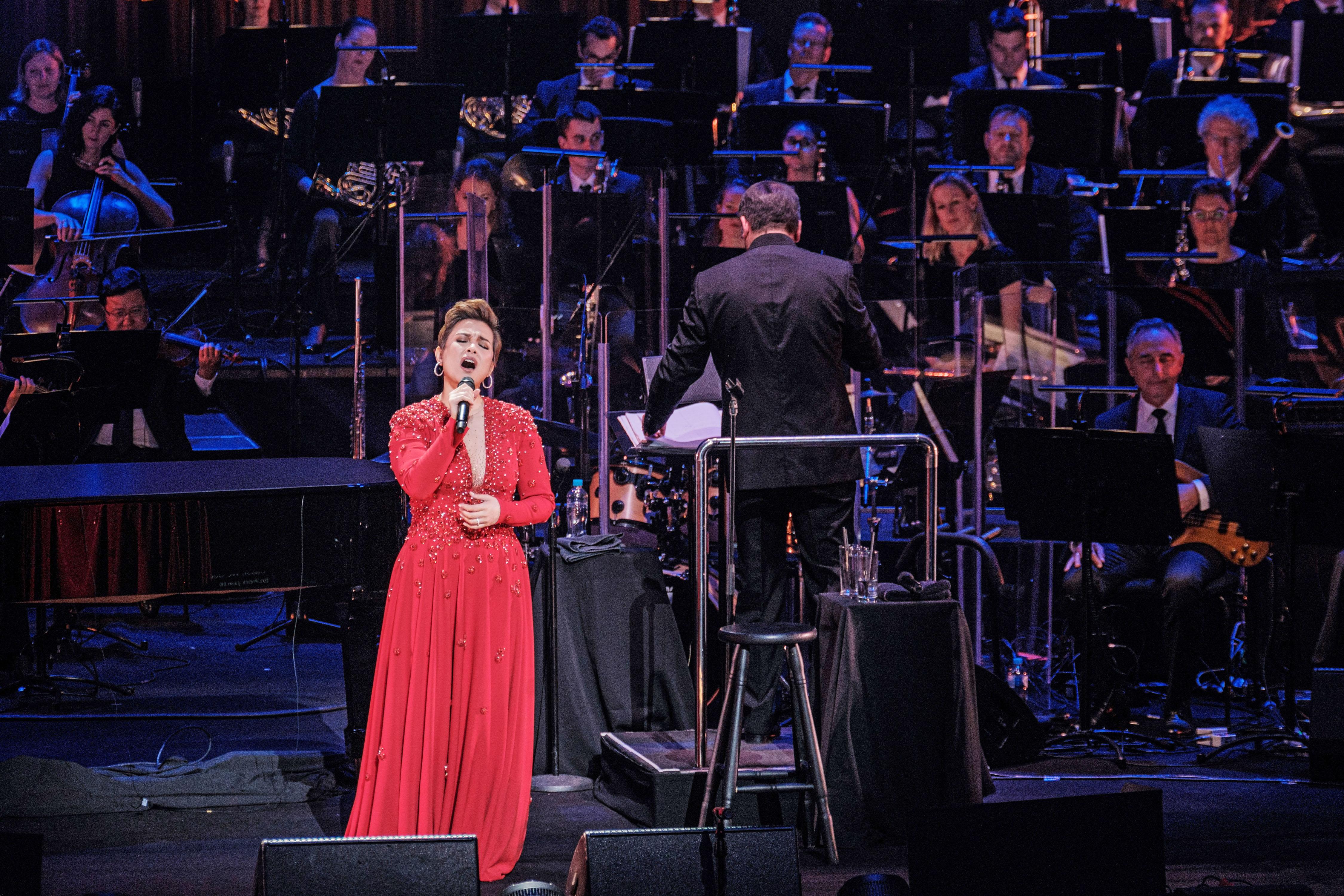 Lea Salonga performing on stage