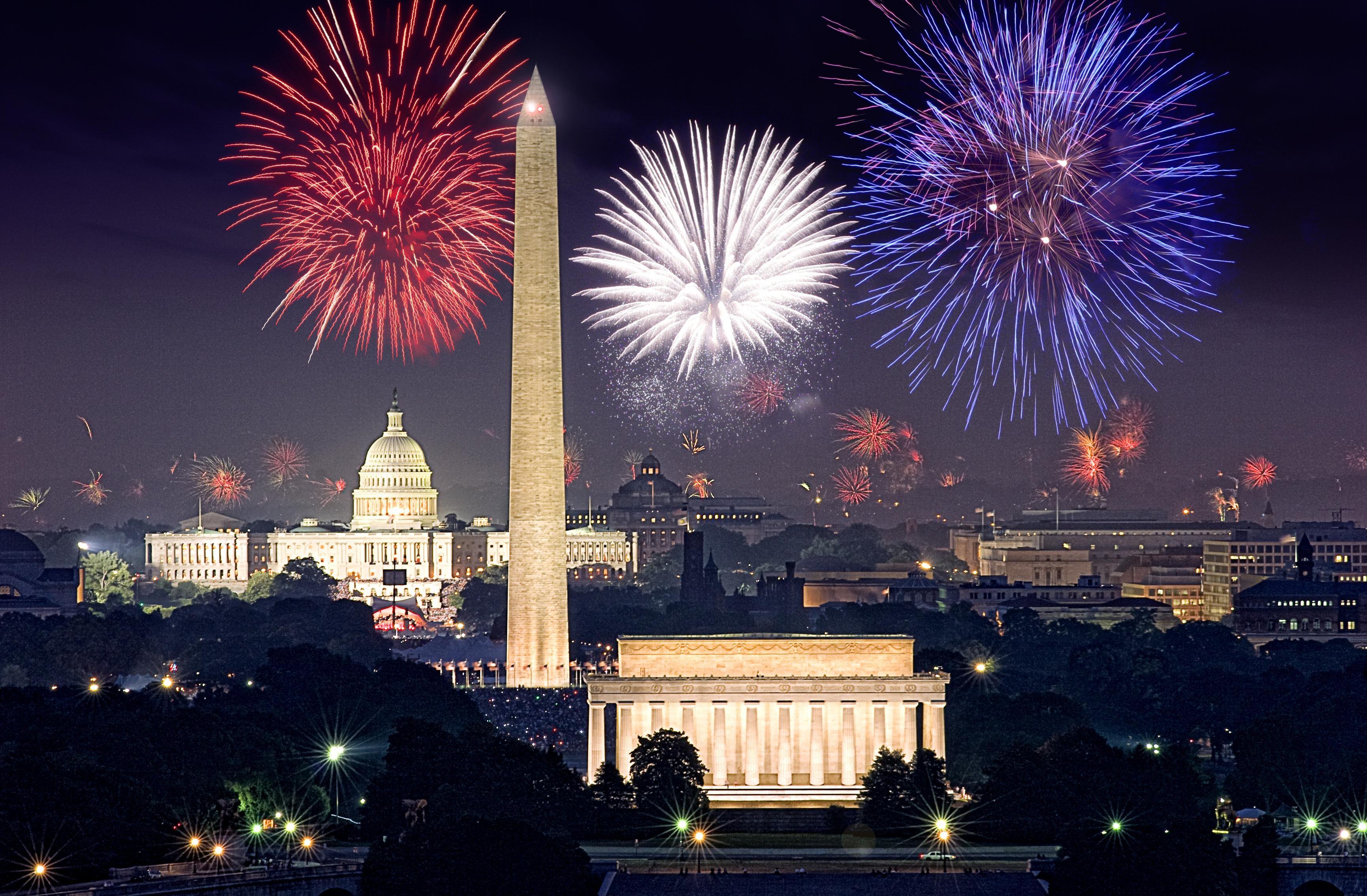 Fireworks over the Capitol
