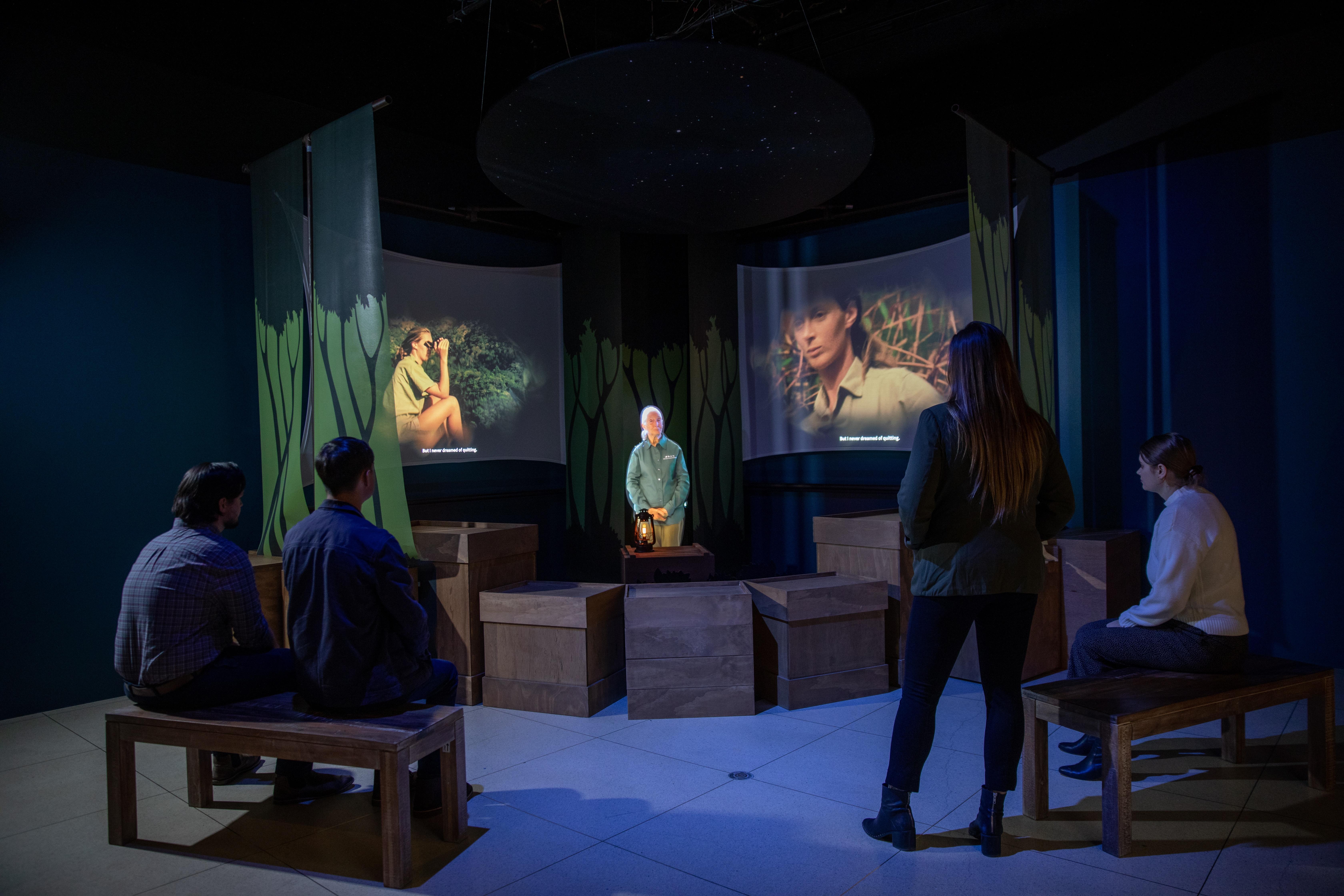 Jane Goodall Hologram