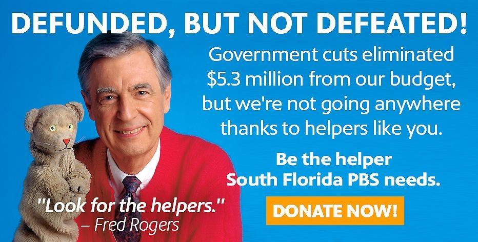 Defunded, But  Not Defeated. Donate Now.