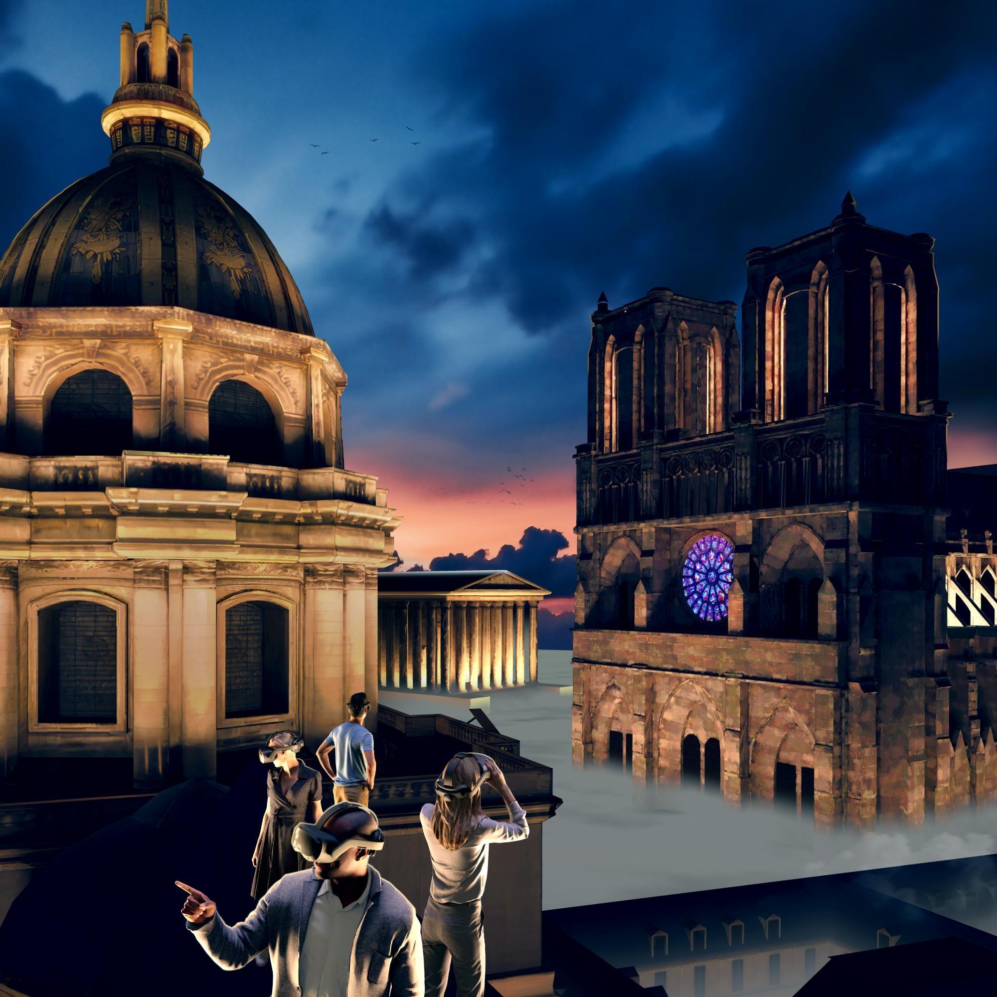 City of Paris inside the VR Experience