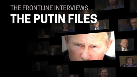 A graphic of FRONTLINE's transparency project, "The Putin Files."
