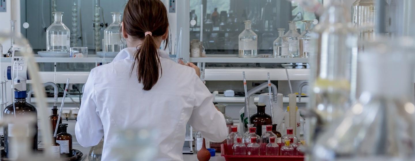 Woman working in a laboratory