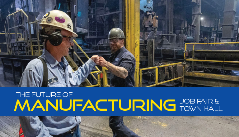 The Future of Manufacturing Job Fair - Join us October 3and Town Hall 