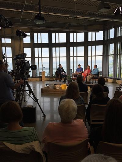 Photograph from a past filming at Discovery World