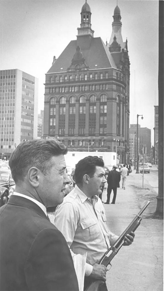 Photo of Mayor Maier during Race Riots