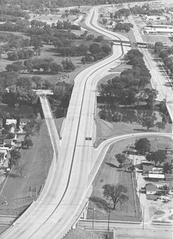 Photo of Curfew during Race Riot Showing Empty Expressway