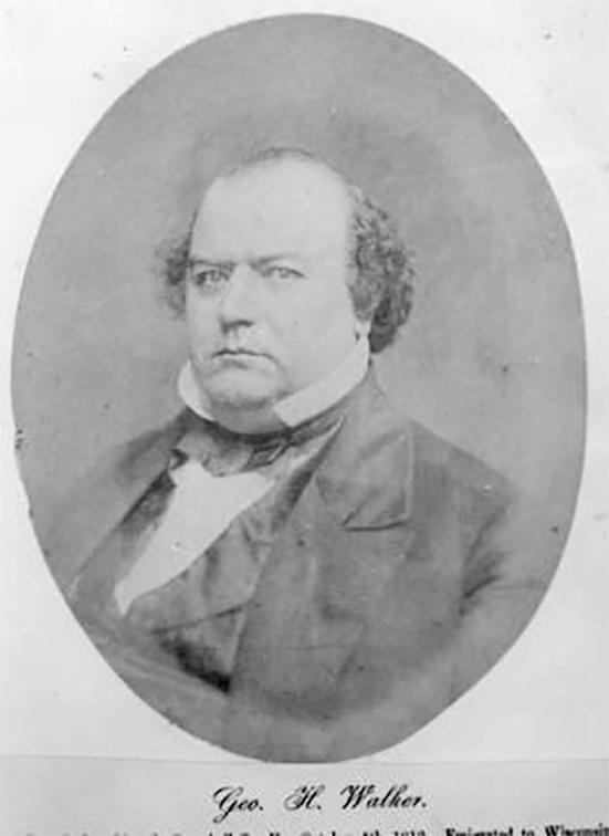 Photo of George Walker, one of Milwaukee's three founders