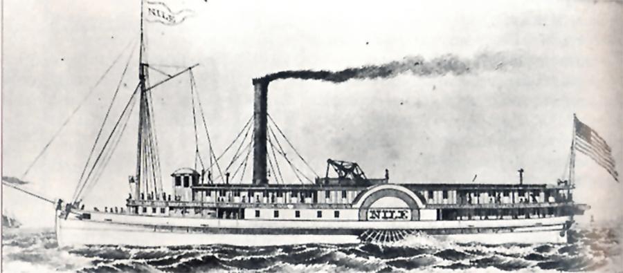 Photo of Sidewheel Steamboats Replaced Schooners