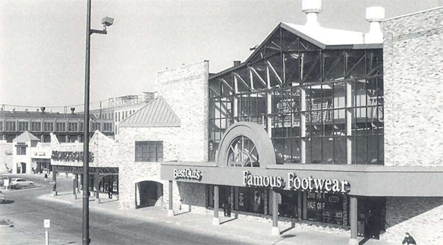 Photo of Famous Footwear was formerly a Allis-Chalmers Machine Shop