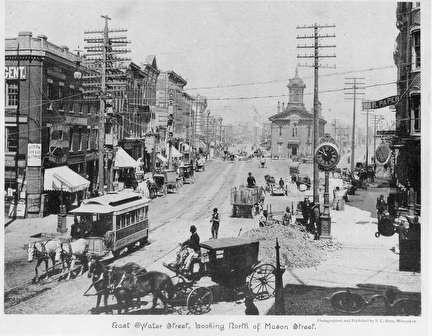 Photo of Streetscene, East Water looking north of Mason St.