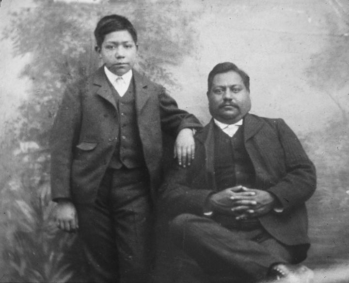 Photo of Mexican Father and Son in Milwaukee