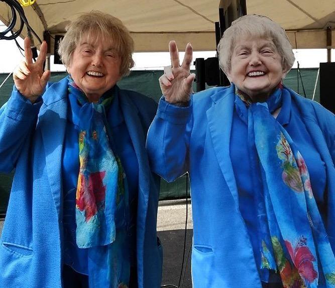 Eva Kor with WFYI at the Indiana State Fair.