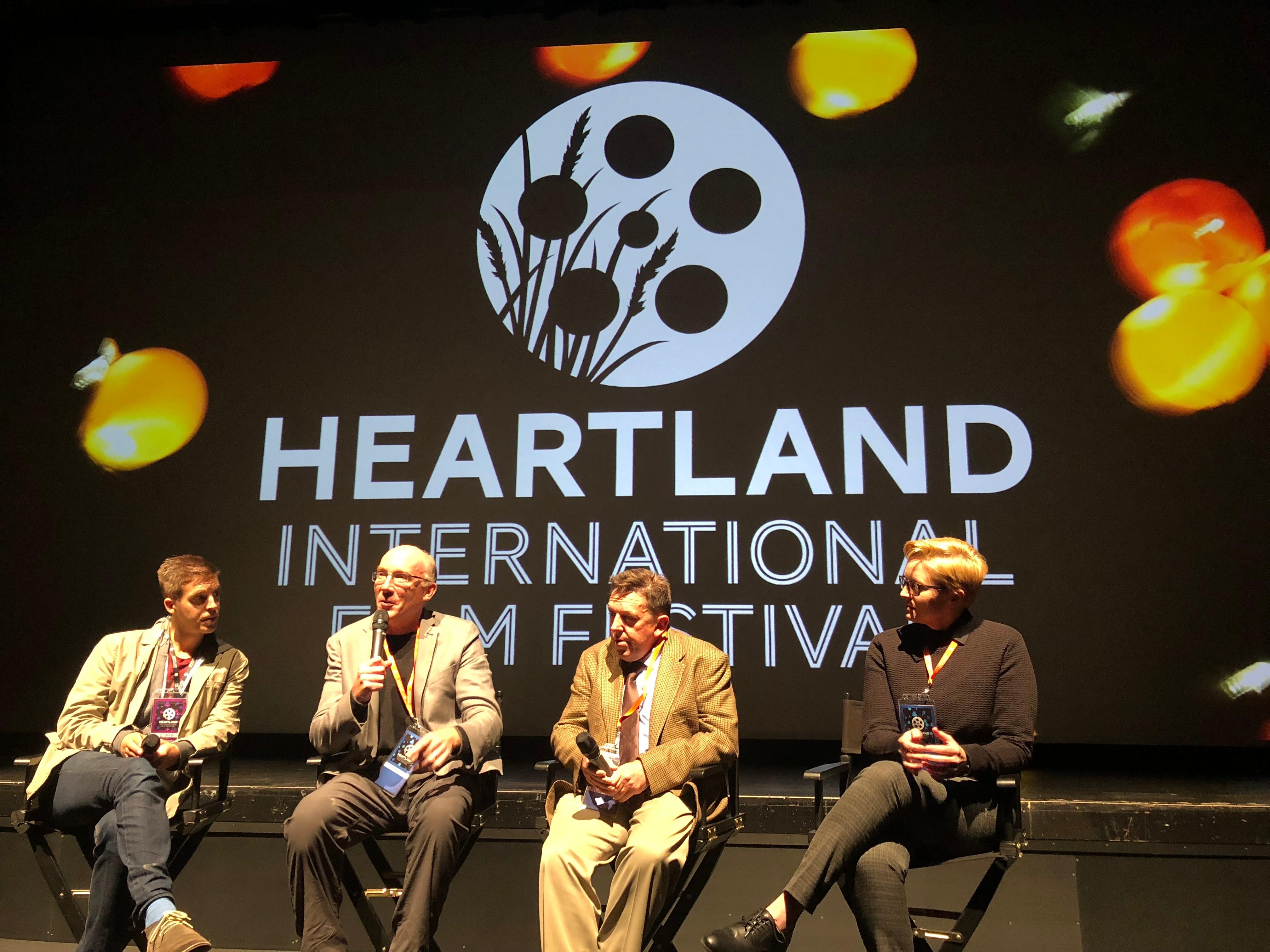 Team Eva at the Heartland International Film Festival.