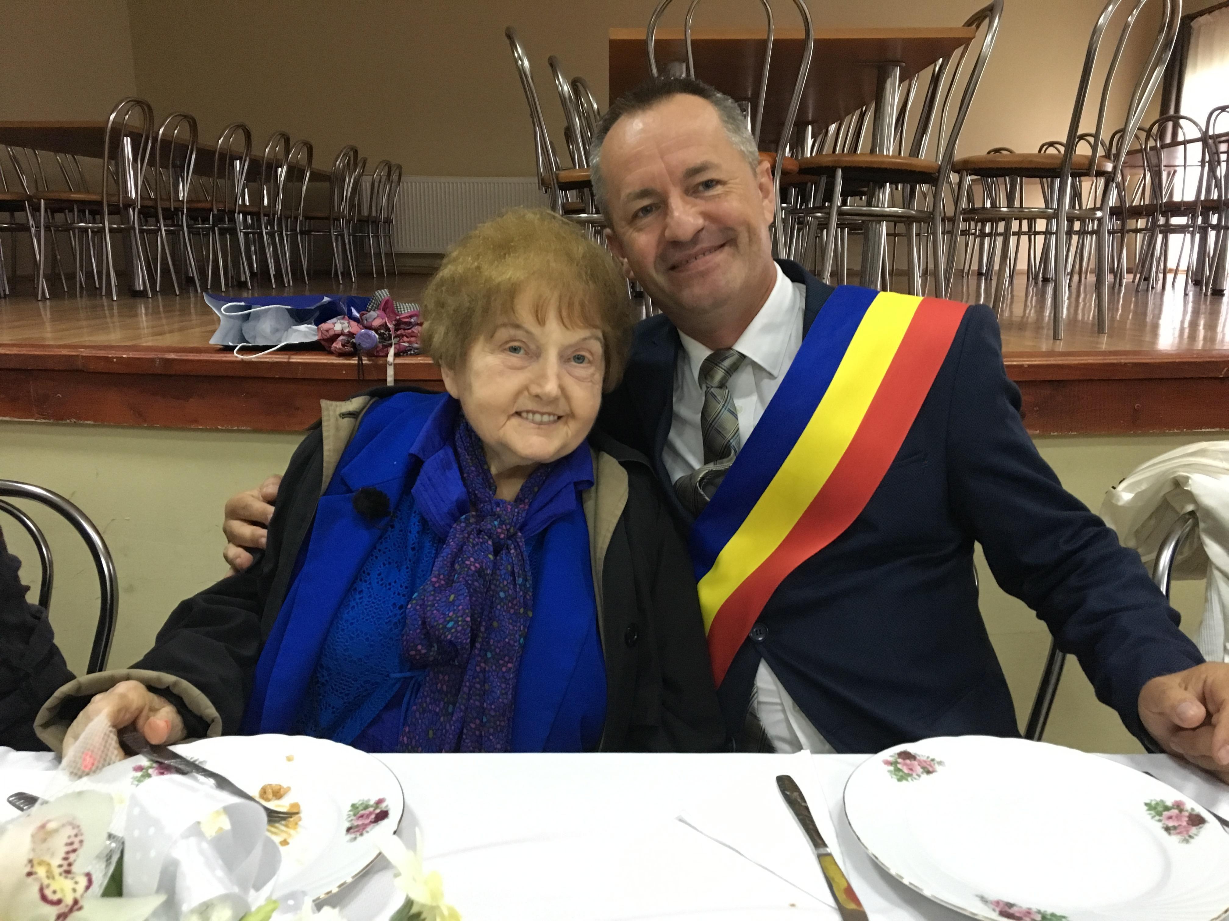 Eva Kor in Romania.