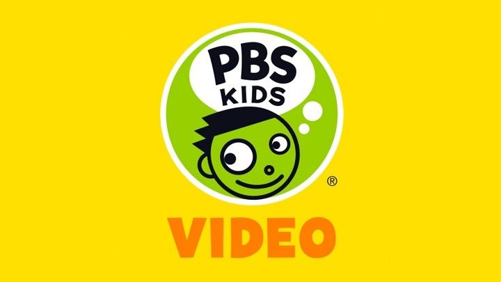PBS KIDS VIDEO logo on a yellow background
