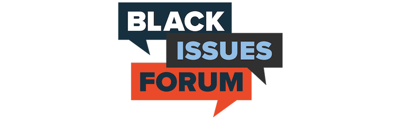 Black Issues Forum logo on white background