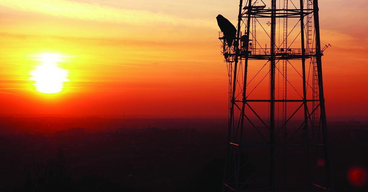 Tower with sunset
