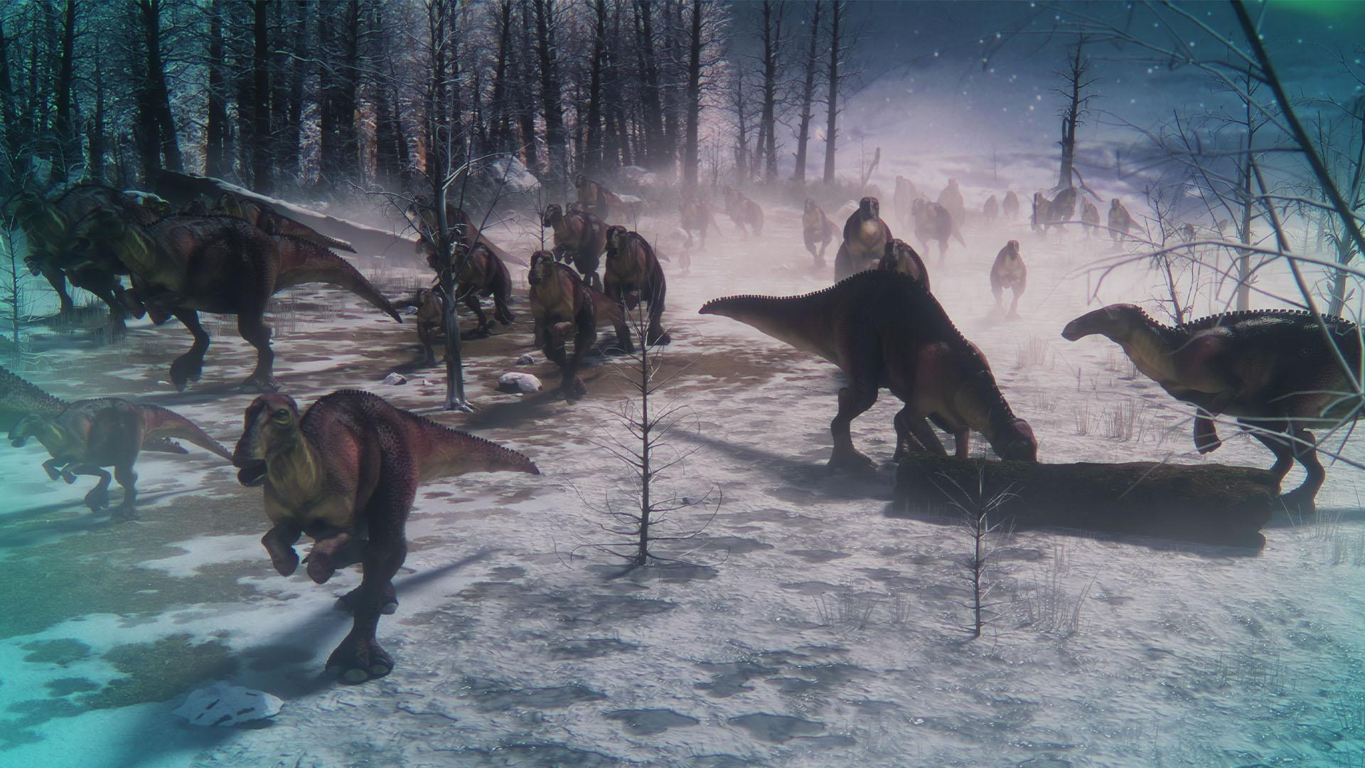 scene from NOVA: Alaskan Dinsaurs