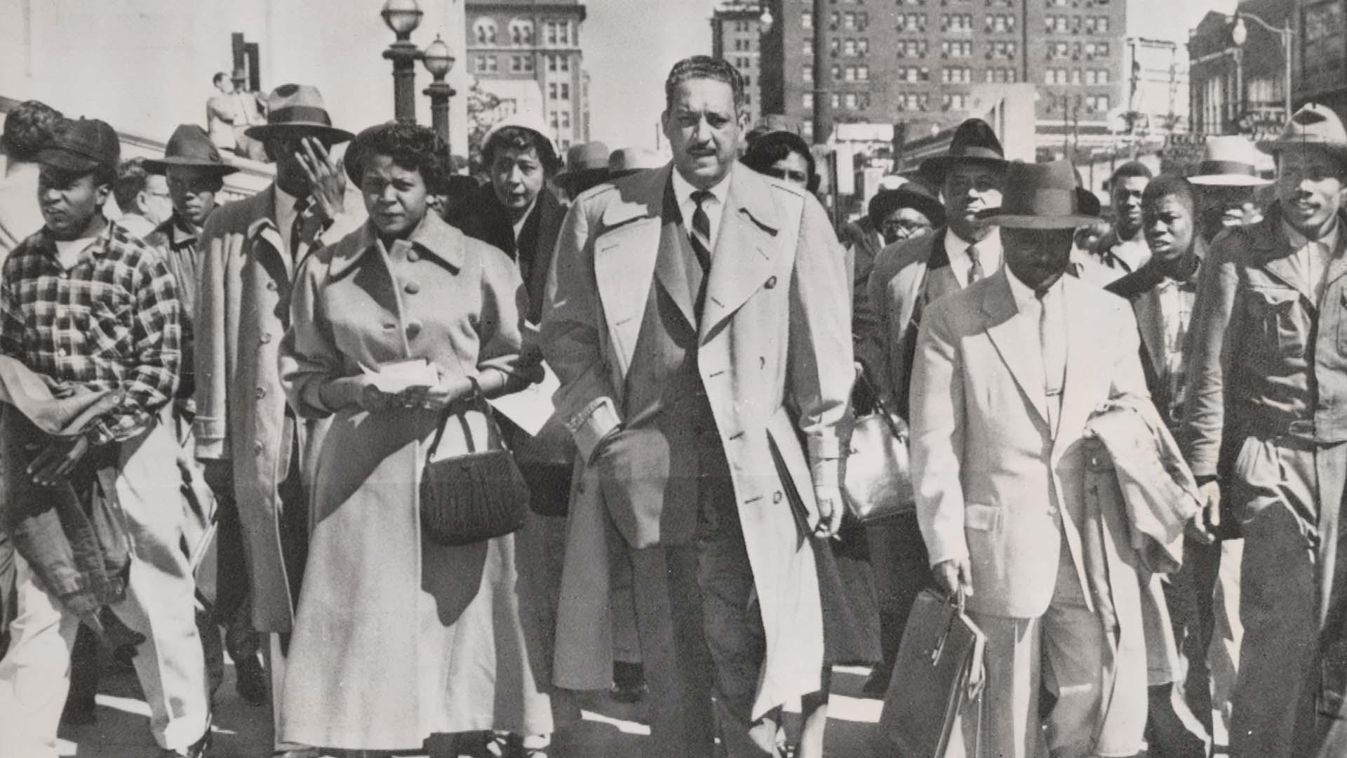 scene from Becoming Thurgood