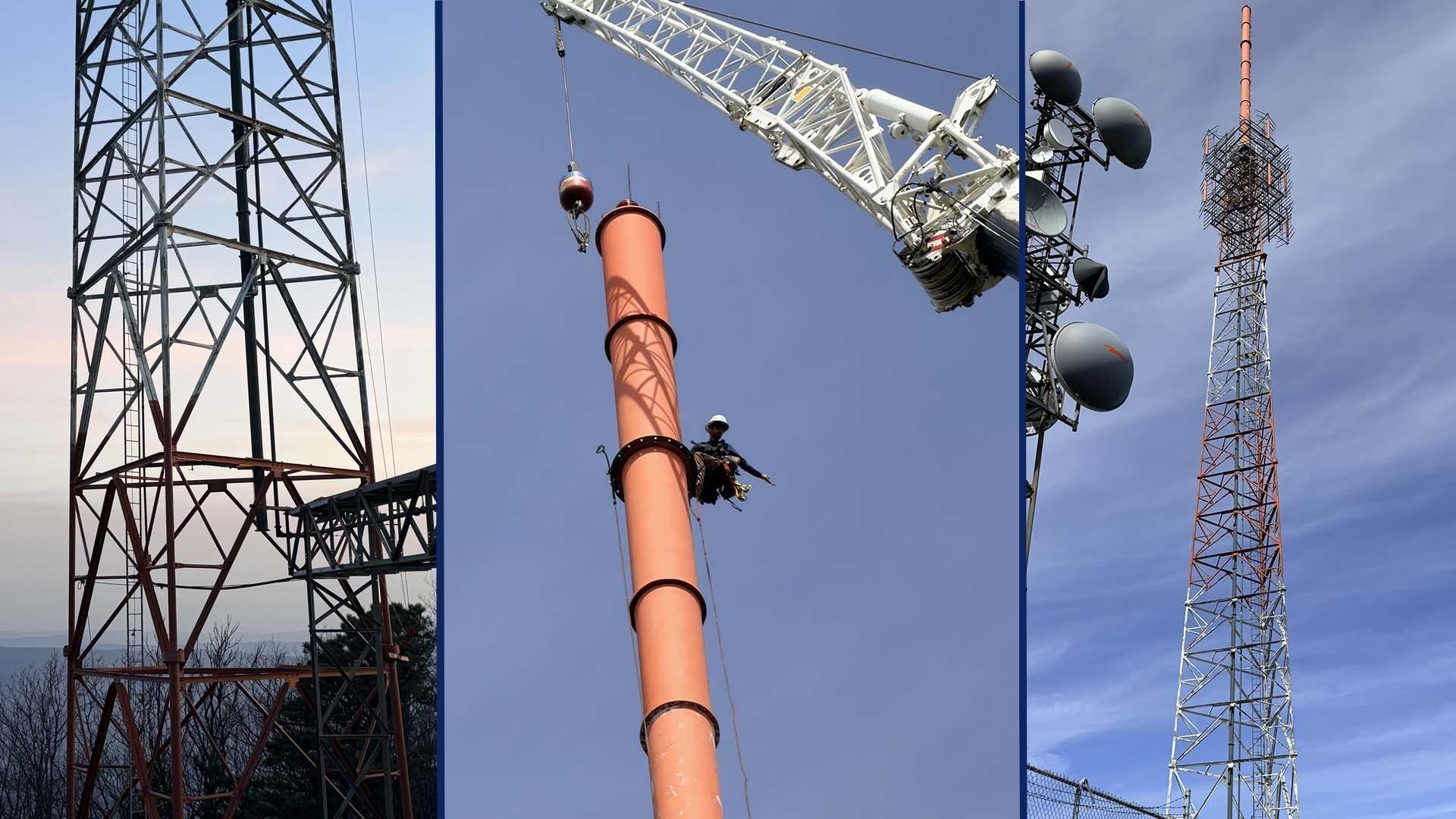 montage of transmitter photos