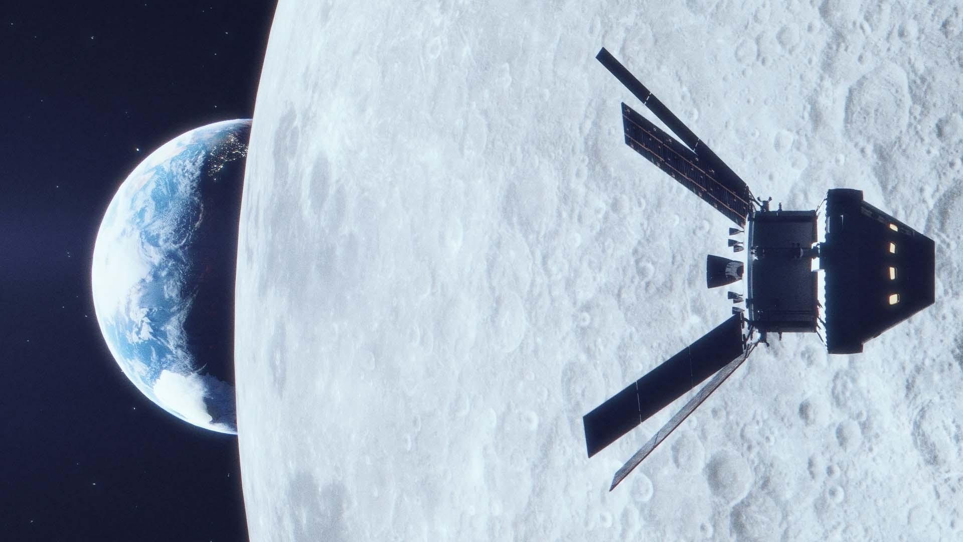 scene from NOVA: Return to the Moon 