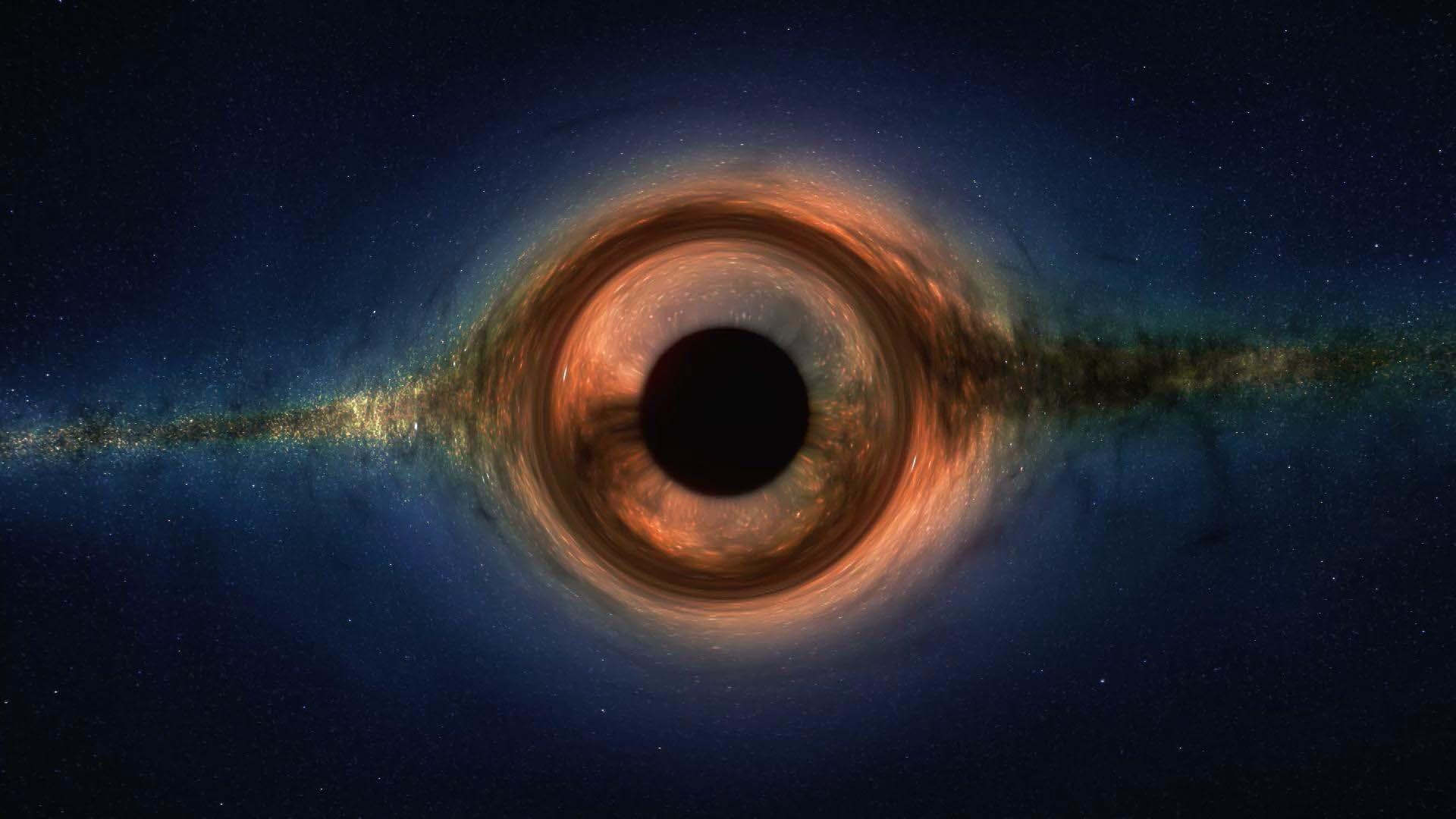 scene from NOVA: Black Hole Apocalypse