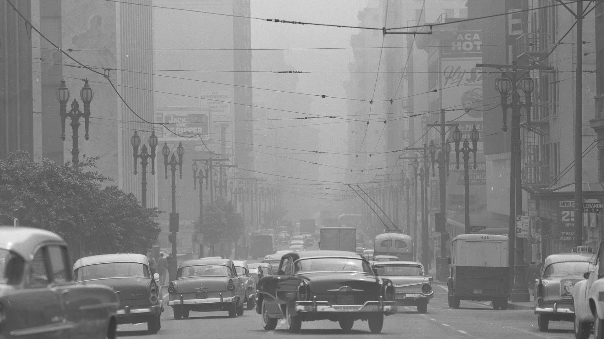 Smoggy city
