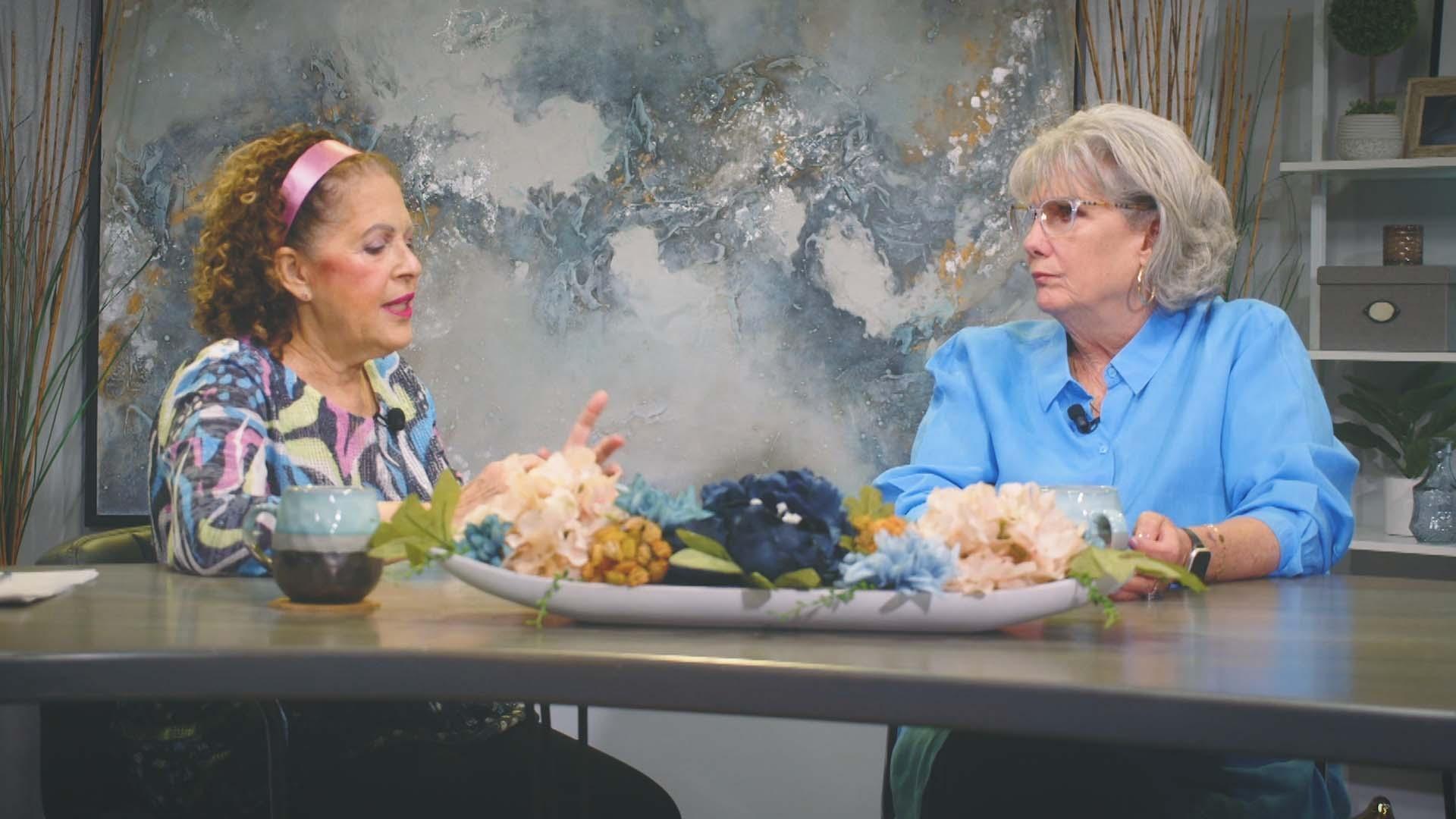 Susan Harf and Rose Martin
