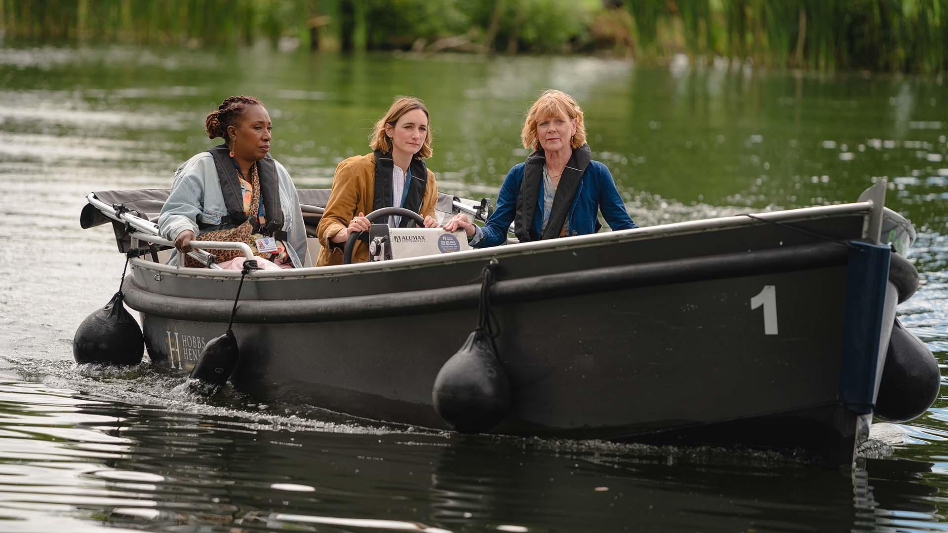 scene from The Marlow Murder Club