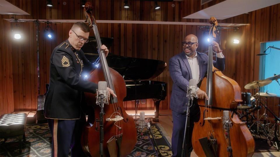 Christian McBride and SGT 1st Class Hamilt.on Price perform